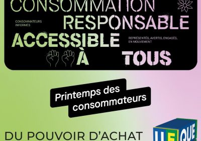 Printemps des consommateurs – 3 juin 2023