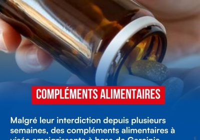 COMPLEMENTS ALIMENTAIRES :  Des produits interdits toujours en vente